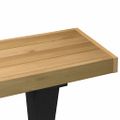 vidaXL Konzolový stolík NOAIN nohy v tvare X, 120x60x40 cm, borovicový