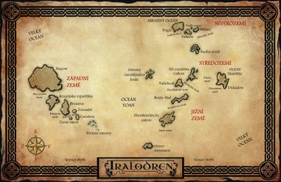 Mapa Tralodrenu