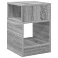 vidaXL Koncový stôl Sivý Sonoma 30,5 x 30 x 45 cm Kompozitné drevo