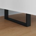 vidaXL Nohy nábytku 12 ks Čierna 311 x 40,5 x 100 mm Železo