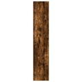 vidaXL Knižnica dymový dub 60x30x152 cm kompozitné drevo