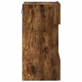 vidaXL Nástenné skrinky s LED osvetlením pre TV 2 ks dymový dub 40x30x60,5cm