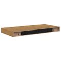 vidaXL Stenná polica Nástenná montáž 2 ks Béžová 50 x 23,5 x 3,8 cm