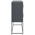 vidaXL Komoda antracitová 100,5x39x107 cm oceľ valcovaná za studena