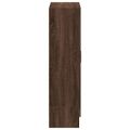 vidaXL Knižnica hnedý dub 82,5x30,5x115 cm kompozitné drevo