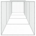 vidaXL Klietka pre kurčatá strecha bledosivá 403x98x90 cm poz. oceľ