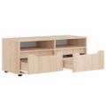 vidaXL TV skrinka "VISNES" Dub sonoma 100x40x38 cm Konštrukčné drevo