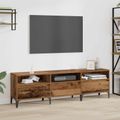 vidaXL TV skrinka so zásuvkou Staré drevo 150 x 30 x 45 cm