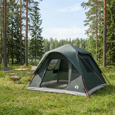 vidaXL Okamžitý stan so strechou Armádna zelená 305 x 275 x 190 cm