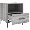 vidaXL Nočné stolíky 2 ks sivé sonoma 40x35x47,5 cm kompozitné drevo