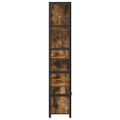 vidaXL Regál na knihy 80 x 30 x 155,5 cm Kompozitné drevo Dymová dub
