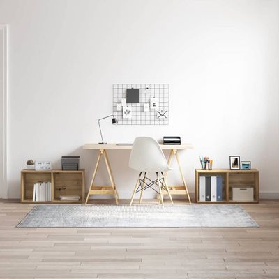 vidaXL Zostava TV skriniek 2 pcs Remeselný dub 37 x 35 x 72 cm