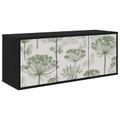 vidaXL Nástenný TV kabinet GOTHA 102 x 33 x 40 cm Čierny dub