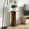vidaXL Stojan na rastliny 2 ks Staré drevo 25 x 25,5 x 60,5 cm