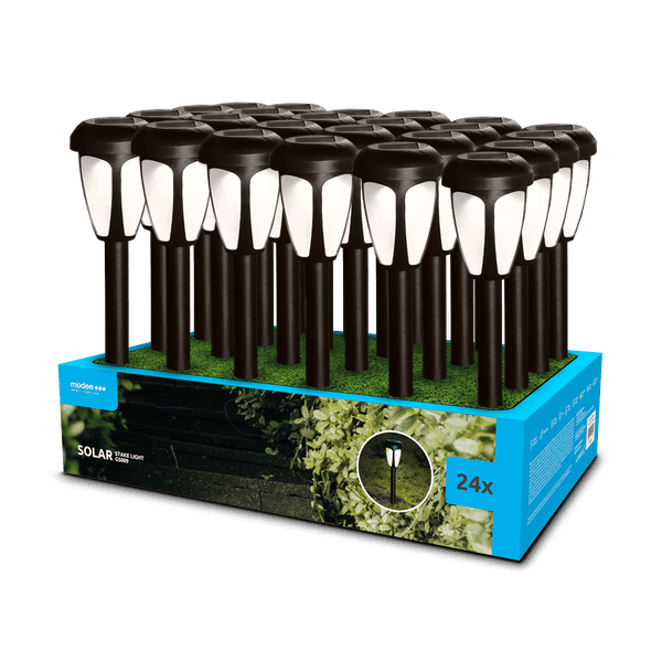 Modee záhradná solárna LED lampa GS009 39 cm HB40 40 mAh (ML-GS009)