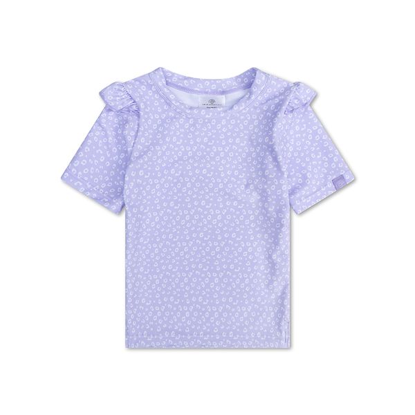 Kúpacie tričko s UPF 50+ Lila Leopard