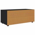 vidaXL TV skrinka 100 x 48 x 43 cm Čierna Kompozitné drevo