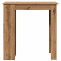 vidaXL barový stôl s úložným stojanom Artisan Dub 102x50x103,5 cm
