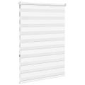 vidaXL Zebra roleta biela 110x150 cm šírka látky 105,9cm polyester