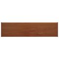 vidaXL Parapetné dosky Hnedé drevo 100 x 20 x 4,5 cm PVC