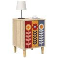 vidaXL Nočný stolík ESSEN 2 ks Dub sonoma 36 x 33 x 50 cm