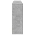 vidaXL Komoda s LED svetlami betónovo-sivá 181,5x37x100 cm