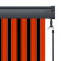 vidaXL Vonkajšia zatemňovacia roleta 160x250 cm oranžová a hnedá