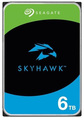 Seagate SkyHawk 6TB HDD / ST6000VX009 / Interný 3,5" / 5400 rpm / SATA III / 256 MB Pevný disk, interný, 6TB, SATA III, 3,5", 7200 rpm, 256MB