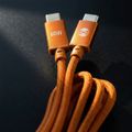Forever Saffron kábel USB-C - USB-C 1,0 m 60W oranžový