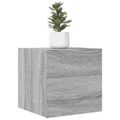 vidaXL Nástenné TV skrinky 2 ks sivé sonoma 30,5x30x30 cm