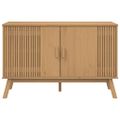 vidaXL Komoda OLDEN, hnedá 114x43x73,5 cm, borovicový masív
