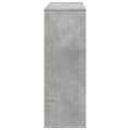 vidaXL Deliaca stena betónová sivá 100x33x94,5 cm kompozitné drevo