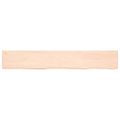 vidaXL Kúpeľňová doska 180x30x(2-4) cm neošetrený masív