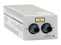 Konvertor médií s optickými vlákny - 1GbE - 1000Base-SX, 1000Base-T - RJ-45 / ST několik režimů - až 500 m - 850 nm