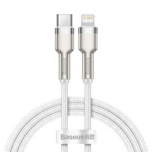 Kábel BASEUS Cafule USB-C/Lightning 2m Biely 20W
