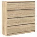 VidaXL Príborník Dub Sonoma 100x35x99 cm Engineered Wood