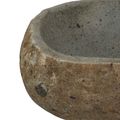 vidaXL Baňa z riečneho kameňa Svetlosivá (30-37) x (25-30) x 12 cm