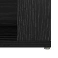 vidaXL Servírovacia skriňa Čierny dub 100 x 30 x 59,5 cm