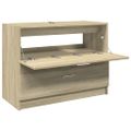 vidaXL Skrinka pod umývadlo dub sonoma 78x37x59 cm kompozitné drevo
