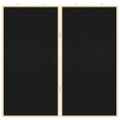 vidaXL Informačná nástenka 80 x 80 x 1.4 cm Borovicový masív Čierna