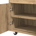 vidaXL Barový vozík Dub artisan 60 x 39.5 x 89 cm Kompozitné drevo