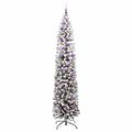 vidaXL Umelý vianočný stromček Zelená 240 cm PVC, oceľ a plast