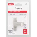 HAMA Rotate Pro, USB Kľúč, 32GB, strieborný