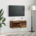 vidaXL Nástenná skrinka 80 x 36.5 x 35 cm Kompozitné drevo Staré drevo
