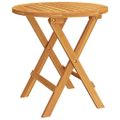 vidaXL Bistro stolík Ø46x47 cm akáciový masív