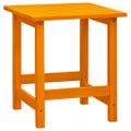 vidaXL Záhradná stolička Adirondack so stolíkom jedľový masív oranžová