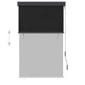 vidaXL Vonkajšia zatemňovacia roleta 100x250 cm antracitová
