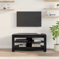 vidaXL RohováTVskriňa 102 x 40,5 x 45 cm Čierna Kompozitné drevo