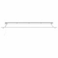 vidaXL Rám markízy Krémová 400 x 200 cm Polyester s PU povrchom