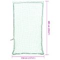 vidaXL Sieť na prívesný vozík s elastickým lanom, zelená 6x3,5 m, PP